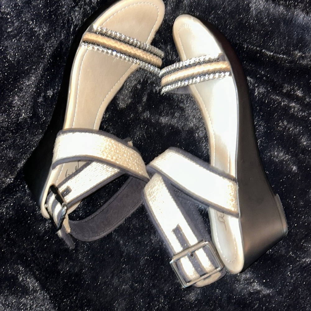 Skemo Elegant Black and Tan Women's Sandals
